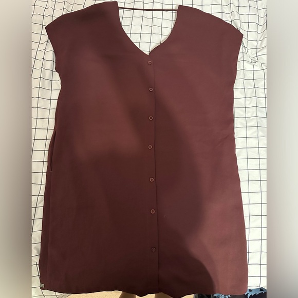 Monk & Lou Burgundy Mini Dress - Picture 2 of 3